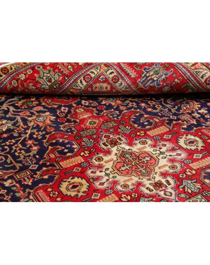Tappeto Tabriz Persia marrone azzurro 197x292