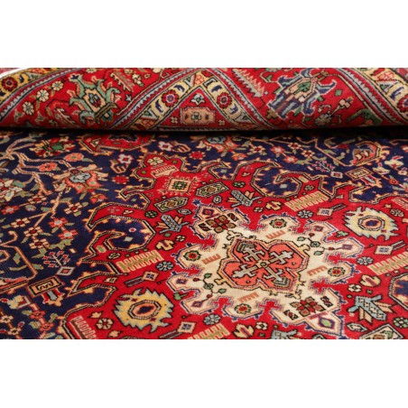 Tappeto Tabriz Persia marrone azzurro 197x292