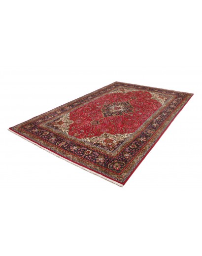 Tappeto Tabriz Persia marrone beige 202x303