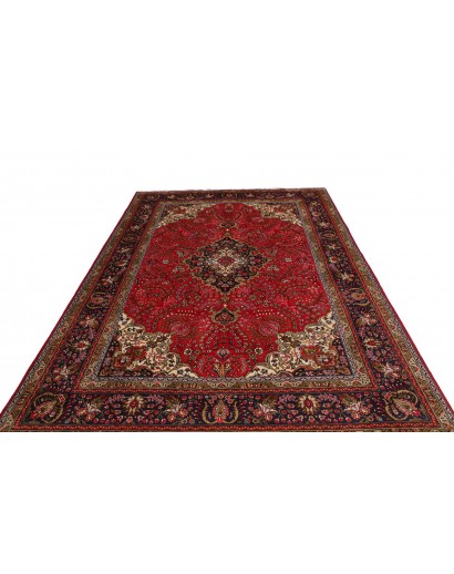 Tappeto Tabriz Persia marrone beige 202x303