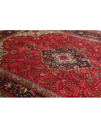 Tappeto Tabriz Persia marrone beige 202x303