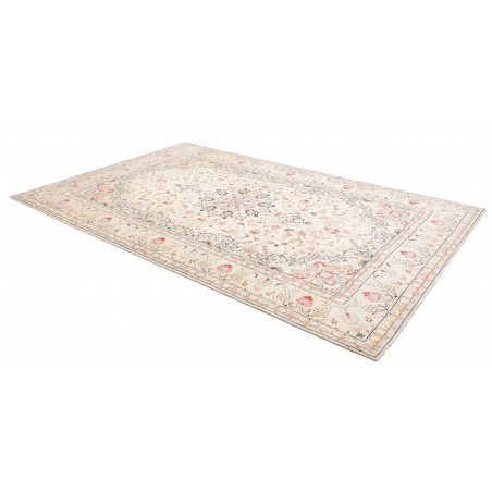 Tappeto Kashan Persia bianco grigio 195x300