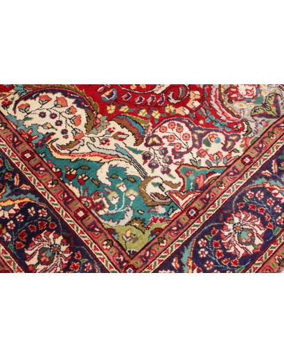Tappeto Tabriz Persia marrone grigio 205x280