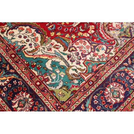 Tappeto Tabriz Persia marrone grigio 205x280