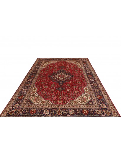 Tappeto Tabriz Persia marrone rosso 200x305
