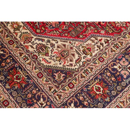 Tappeto Tabriz Persia marrone rosso 200x305