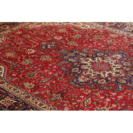 Tappeto Tabriz Persia marrone rosso 200x305