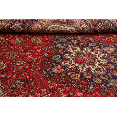 Tappeto Tabriz Persia marrone rosso 200x305