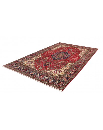 Tappeto Tabriz Persia marrone giallo 200x300