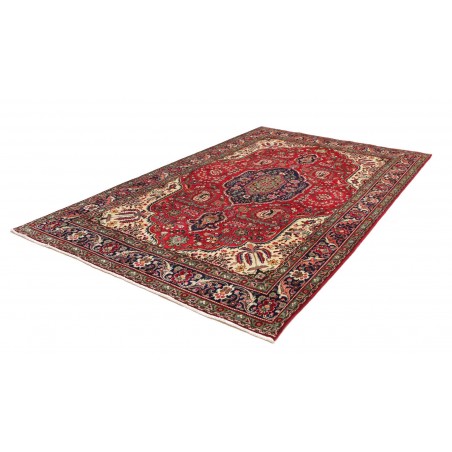 Tappeto Tabriz Persia marrone giallo 200x300