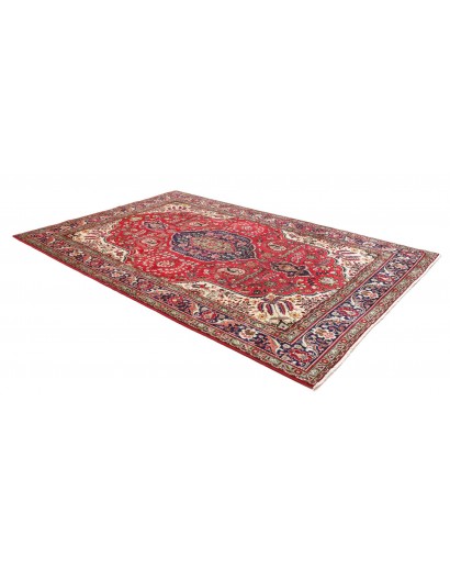 Tappeto Tabriz Persia marrone giallo 200x300