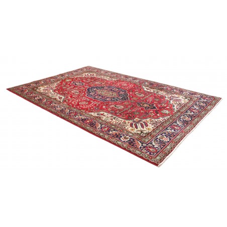 Tappeto Tabriz Persia marrone giallo 200x300