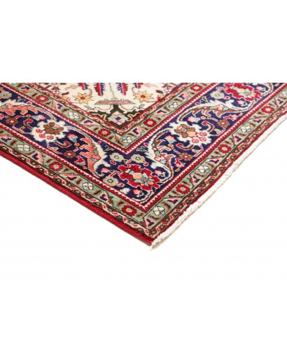 Tappeto Tabriz Persia marrone giallo 200x300
