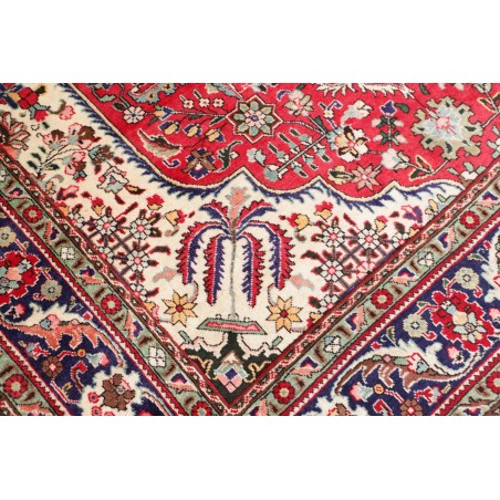 Tappeto Tabriz Persia marrone giallo 200x300