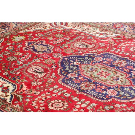 Tappeto Tabriz Persia marrone giallo 200x300