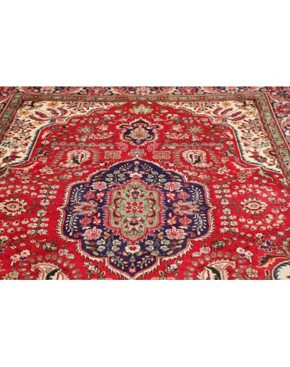 Tappeto Tabriz Persia marrone giallo 200x300