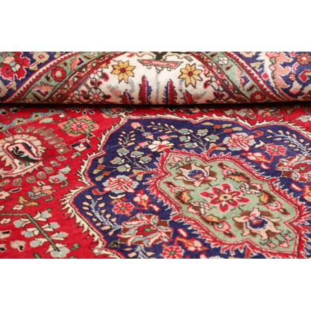 Tappeto Tabriz Persia marrone giallo 200x300