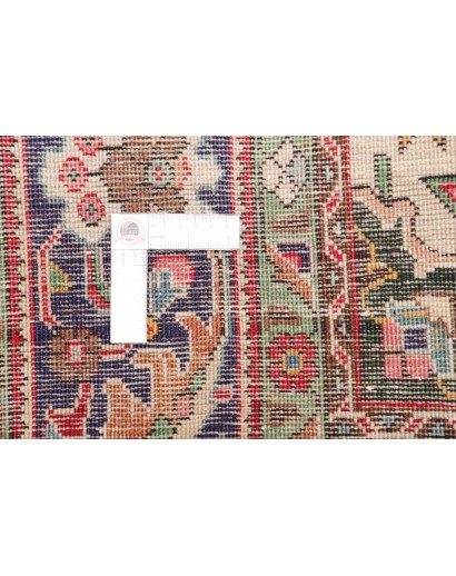 Tappeto Tabriz Persia marrone giallo 200x300