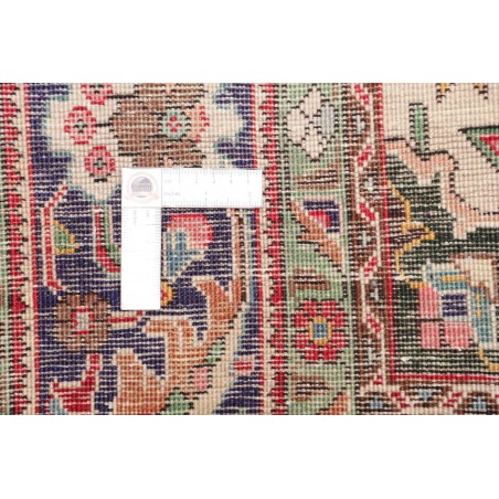 Tappeto Tabriz Persia marrone giallo 200x300