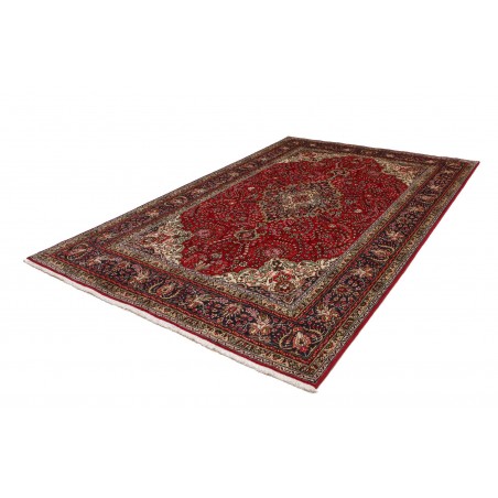 Tappeto Tabriz Persia marrone grigio 202x300