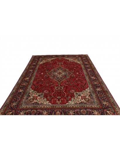 Tappeto Tabriz Persia marrone grigio 202x300