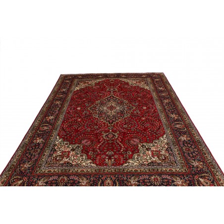 Tappeto Tabriz Persia marrone grigio 202x300