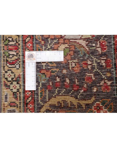 Tappeto Tabriz Persia marrone grigio 202x300