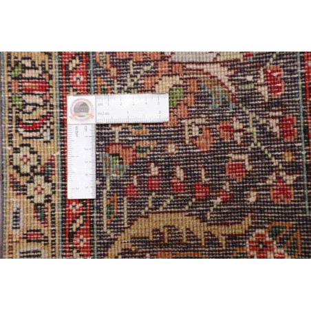 Tappeto Tabriz Persia marrone grigio 202x300