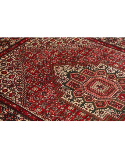 Tappeto Zandjan Persia verde marrone 126x190