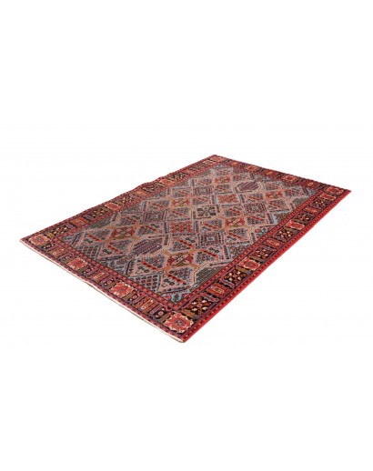Tappeto Zandjan Persia verde marrone 137x205