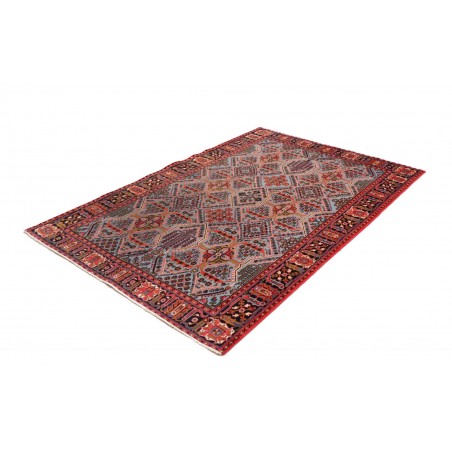 Tappeto Zandjan Persia verde marrone 137x205