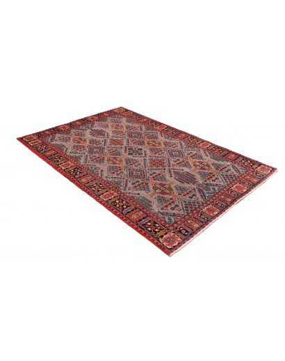 Tappeto Zandjan Persia verde marrone 137x205