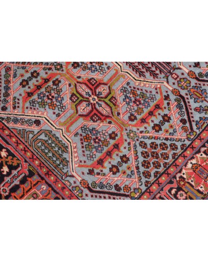 Tappeto Zandjan Persia verde marrone 137x205