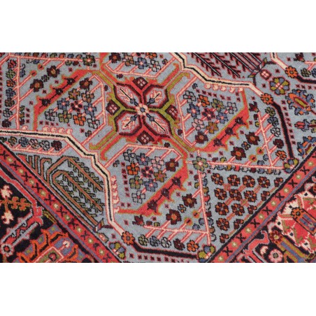 Tappeto Zandjan Persia verde marrone 137x205