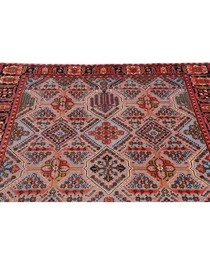 Tappeto Zandjan Persia verde marrone 137x205