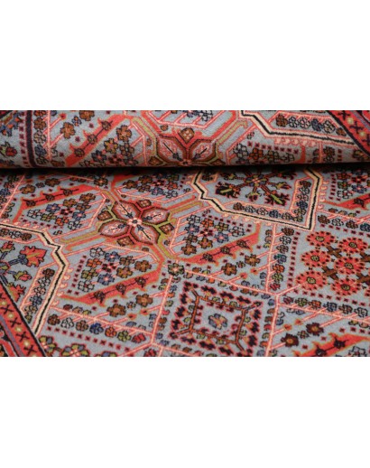 Tappeto Zandjan Persia verde marrone 137x205