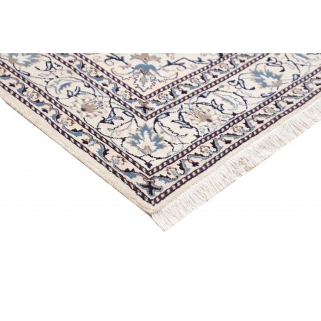 Tappeto Nain Kashmar Persia grigio blu 165x233