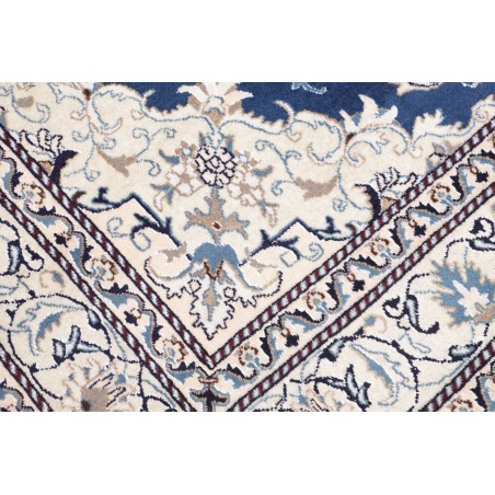 Tappeto Nain Kashmar Persia grigio blu 165x233