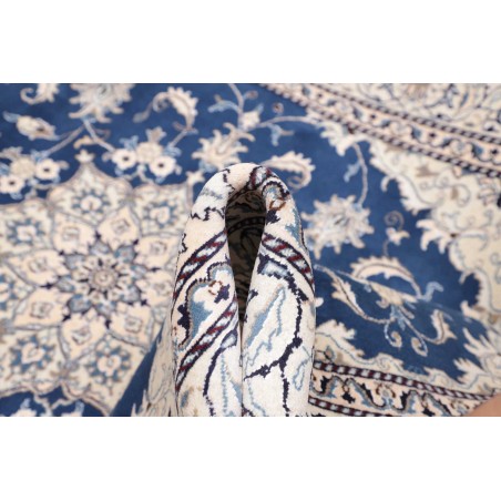 Tappeto Nain Kashmar Persia grigio blu 165x233