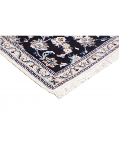 Tappeto Nain Kashmar Persia grigio azzurro 80x287