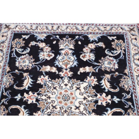 Tappeto Nain Kashmar Persia grigio azzurro 80x287