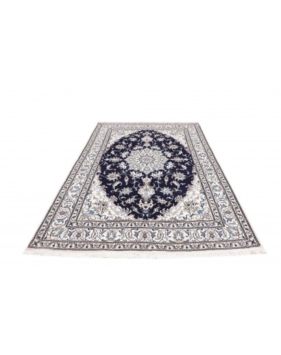 Tappeto Nain Kashmar Persia grigio 162x248