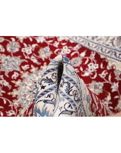 Tappeto Nain Kashmar Persia bianco marrone 148x200