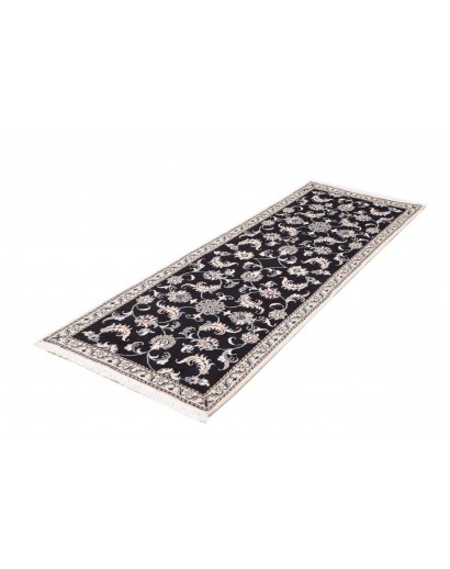 Tappeto Nain Kashmar Persia bianco grigio 77x210