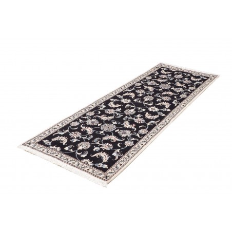 Tappeto Nain Kashmar Persia bianco grigio 77x210