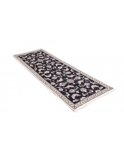 Tappeto Nain Kashmar Persia bianco grigio 77x210