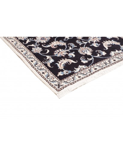 Tappeto Nain Kashmar Persia bianco grigio 77x210