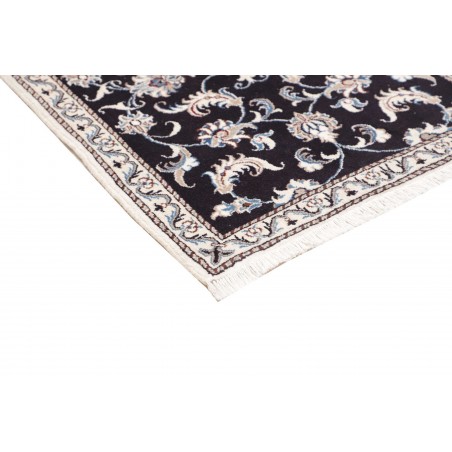 Tappeto Nain Kashmar Persia bianco grigio 77x210