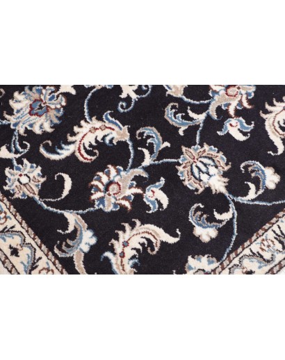 Tappeto Nain Kashmar Persia bianco grigio 77x210