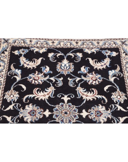 Tappeto Nain Kashmar Persia bianco grigio 77x210